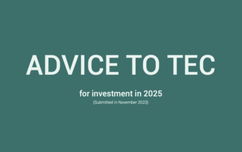 Investment advice to TEC (November 2023)